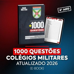 Apostila Digital 1000 Questões Colégios Militares do Exército (6º Ano)