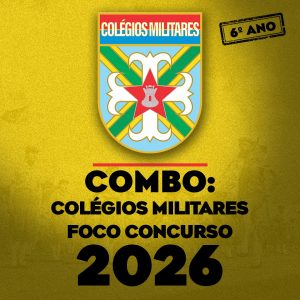 Combo: Curso 100% Digital + Extensivo + Intensivo + Bônus | Colégios Militares - Exército (6° ano)