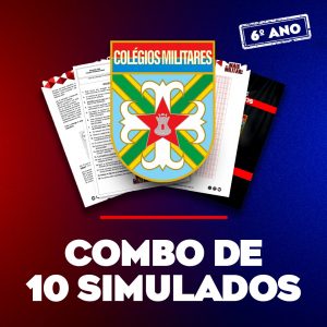 Combo 10 Simulados Com Gabarito em Vídeo - Colégio Militar (6º ano)