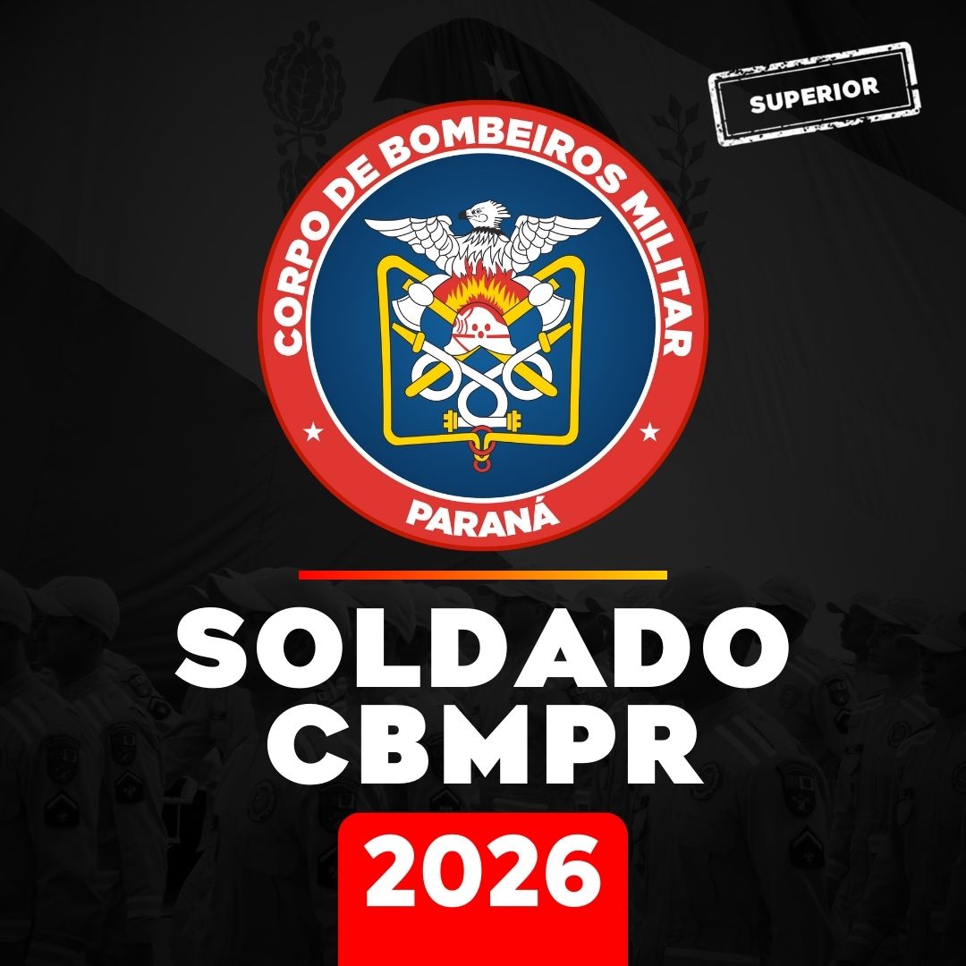 SD CBMPR | Soldado Bombeiro Militar Paraná — Curso Completo + Atualização Pós Edital (2026)