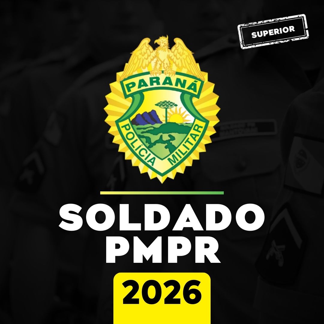 SD PMPR | Soldado Policial Militar Paraná — Curso Completo + Atualização Pós Edital (2026)